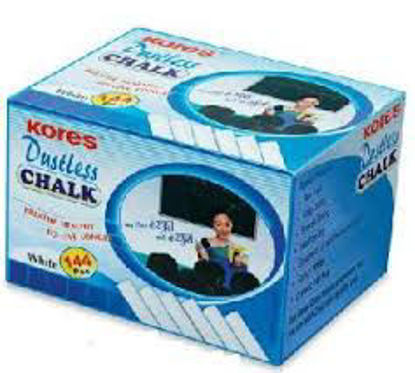 Picture of Kores Dustless Chalk 50 Pc