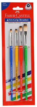 Picture of Faber Castell - Set of 4 Flat Brushes