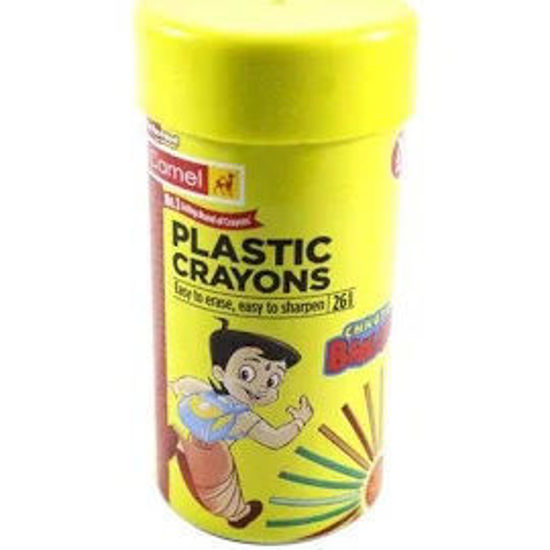 Picture of Camel Artica Plastic Crayons 26 Colours Box