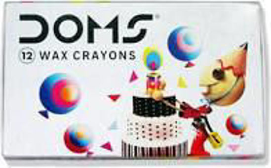Picture of Doms Wax Crayons 12 Colours
