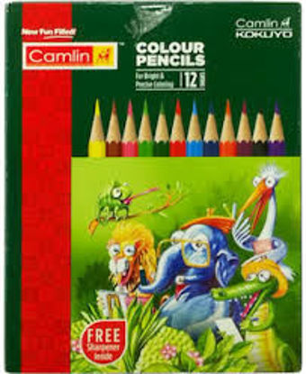 Picture of Camlin Pencil Colour 12 shades