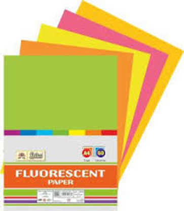 Picture of Lotus A4 Coloured Fluorescent Sheets - (Pack of 50 Sheets)