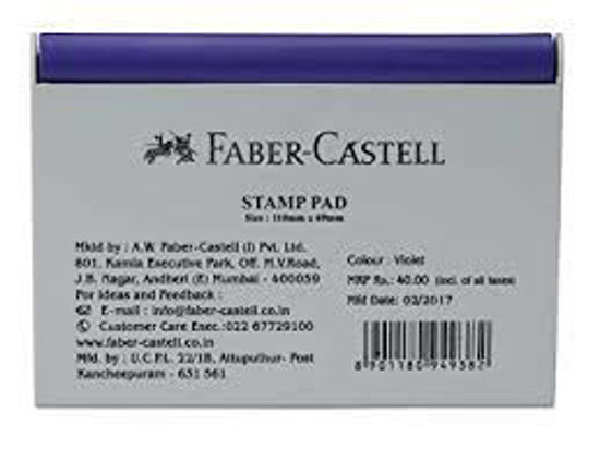 Picture of Faber Castell Stamp Pad Blue (110 mm X 69mm)