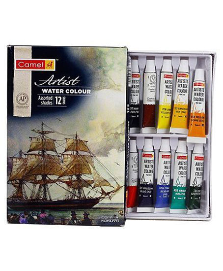 Picture of Camel Artist Water Colour 5 ml Tubes - 12 Shades
