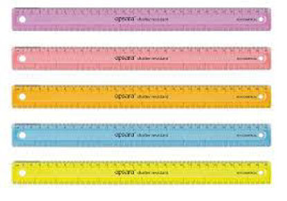 Picture of Apsara Coloured Ruler 30 cm (Each Pc.)