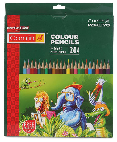 Picture of Camlin Pencil Colour 24 shades