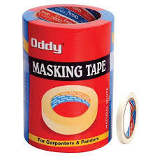 Picture of Oddy Masking Tape 12mm(0.5 inch)- 20 meter - Pack of 12 Rolls