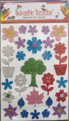 Picture of Flower - Glitter Foam - Sticker