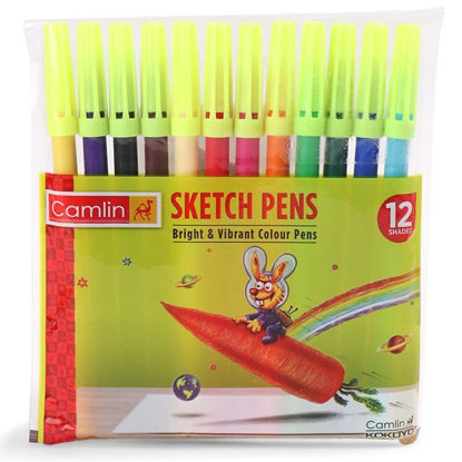 Picture of Camlin Sketch Pen - 12 Shades