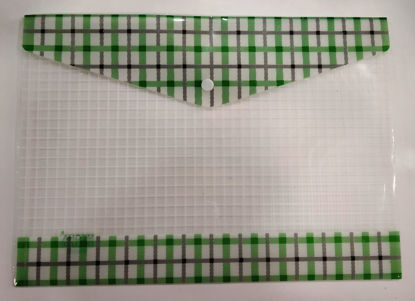 Picture of A4  Clear Bag - Green - Superior