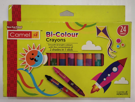 Picture of Camel Bi-Colour Crayon - 24 Shades