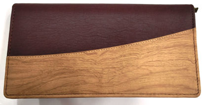 Picture of Leather Cheque Holder - Brown - Superior Quality- 3