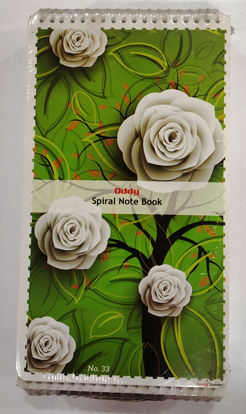 Picture of Oddy Spiral Ruled Notebook 12 X 21.4 cm - 40 Pages