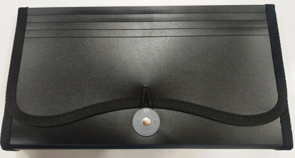 Picture of Black Pouch with Multiple Pockets or Flaps