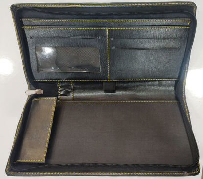 Picture of Leather Cheque Holder - Black - Superior Quality- 2_1