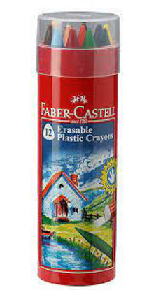 Picture of Faber Castell 12 Grip Erasable Crayons Tin Pack