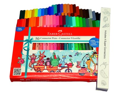 Picture of Faber Castell 50 Colour Connector Pens