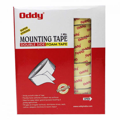 Picture of Oddy Mounting (Double Sided) 1 meter - 1.0 inch - 24mm - Pack of 12 Rolls