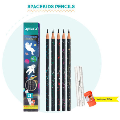Picture of Apsara Spacekids Pencils (10 pc pack)