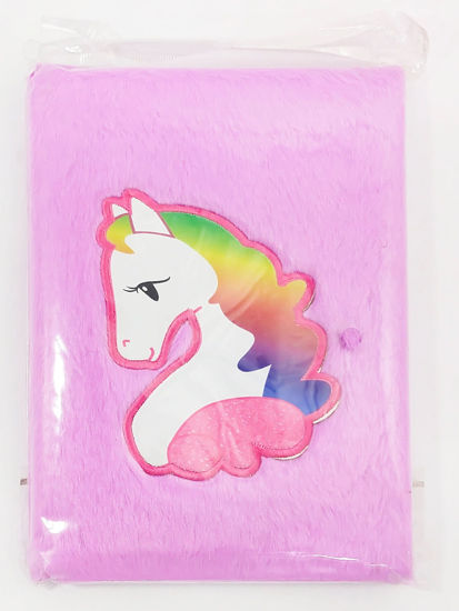 Picture of Unicorn Fur Magenta- A5 Diary