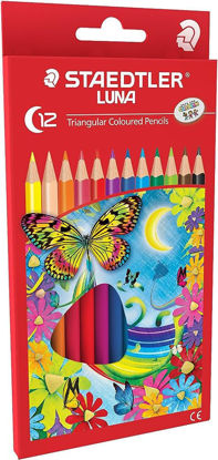 Picture of Staedtler Luna trianglar colourd pencils 12 shades