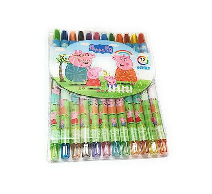 Picture of Peppa Rolling Crayons - Set of 12 Pc.