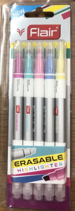 Picture of Flair Erasable Highlighter Set of 5 Pc.