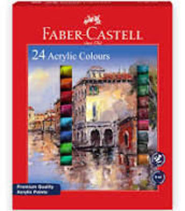 Picture of Faber Castell - Acrylic Paint Tubes 9ml -24 Colours