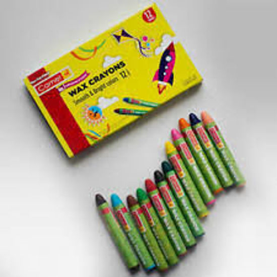 Picture of Camlin Wax Crayons 12 Colours