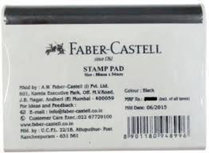 Picture of Faber Castell Stamp Pad Black (110 mm X 69mm)