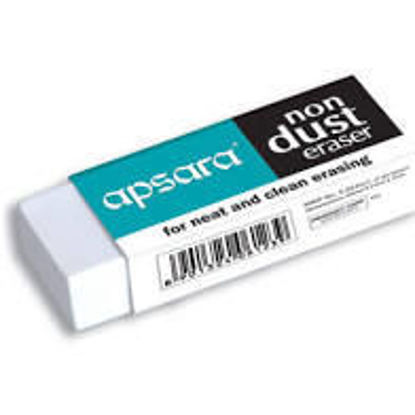 Picture of Apsara non dust  long  erasers
