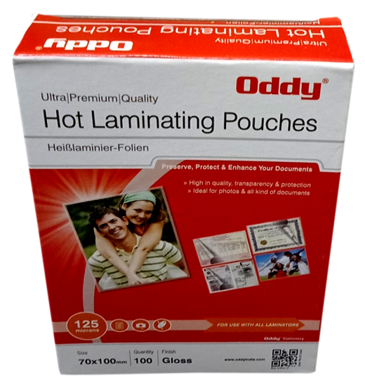 Picture of Oddy A4 Hot Glossy Lamination Pouch 125 Microns