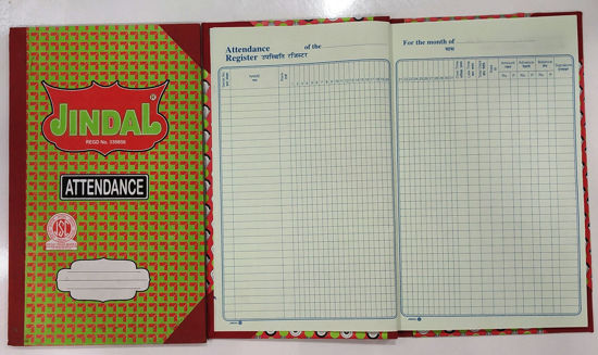Picture of Attendance Register No. 1