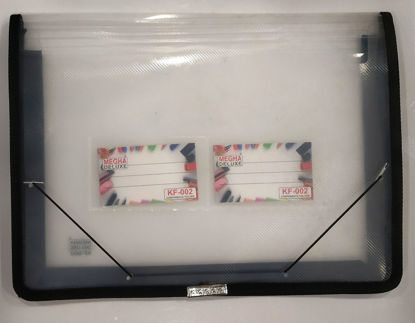 Picture of A4 Clear Bag Folder with Two Pockets or Flaps