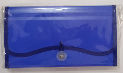 Picture of Blue Pouch with Multiple Pockets or Flaps