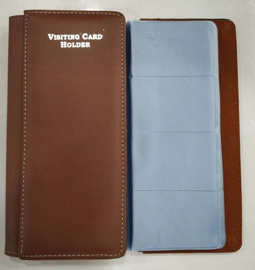 Picture of Visiting Card Holder (Leather) - Brown