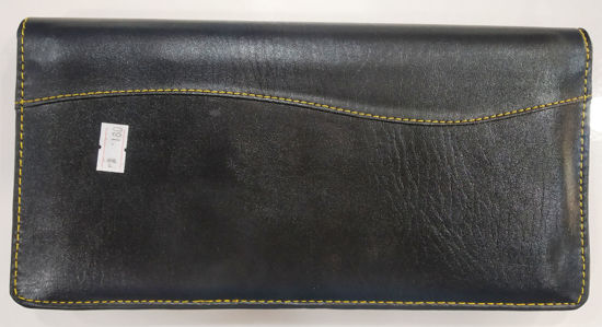 Picture of Leather Cheque Holder - Black - Superior Quality- 2