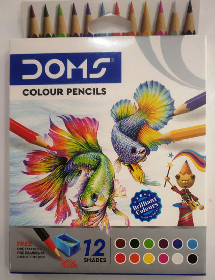 Picture of Doms Colour Pencils - 12 Shades