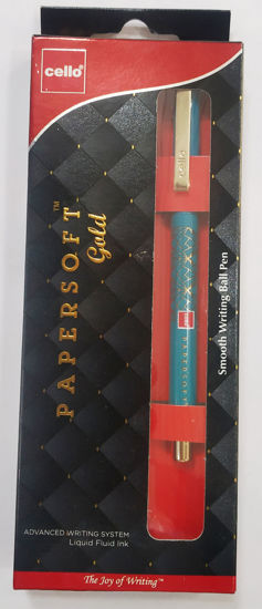 Picture of Cello Papersoft Gold Ball Pen