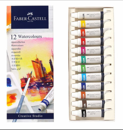 Picture of Faber Castell Water Colour Tubes 5ml - 12 Shades