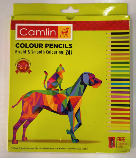 Picture of Camlin Pencil Colour 24 Shades