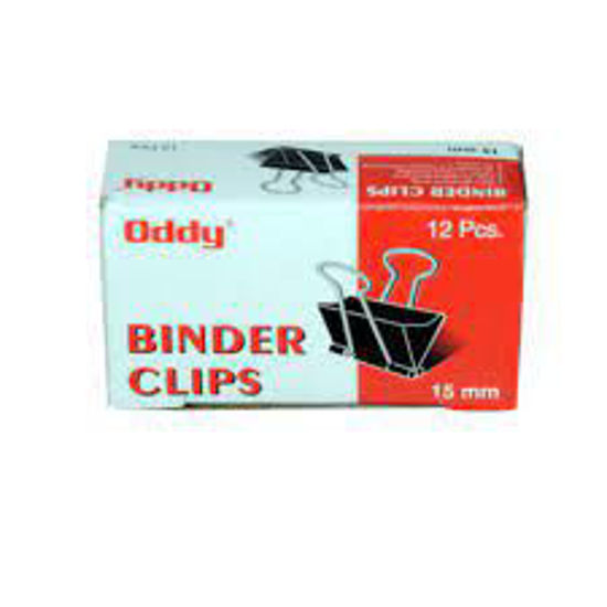 Picture of Oddy Binder Clip 15 mm -12 Pc.