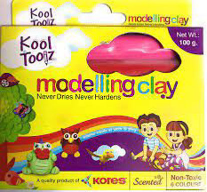 Picture of Kores Kool Tooz Modelling Clay  100 gms - 6 Colour Pack