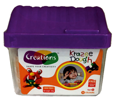 Picture of Creations Krazee Dough Hut 240gm - 12 Shades
