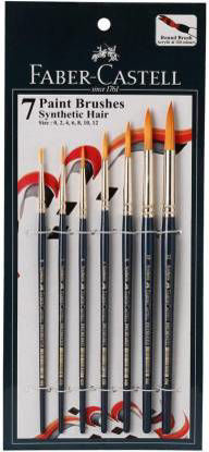 Picture of Faber Castell 7 - Tri-Grip Round Synthetic Brushes