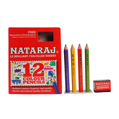 Picture of Nataraj Colour Pencils – 12 HS