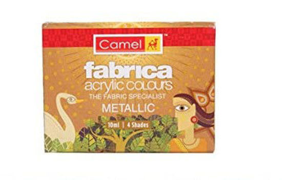 Picture of Camel Fabrica Acrylic Metallic Colors – 10ml Each - 4 Shades