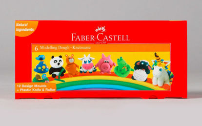 Picture of Faber Castell Clay - 6 Modelling Dough