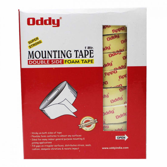 Picture of Oddy Mounting (Double Sided) 1 meter - 0.5 inch - Pack of 24 Pcs.
