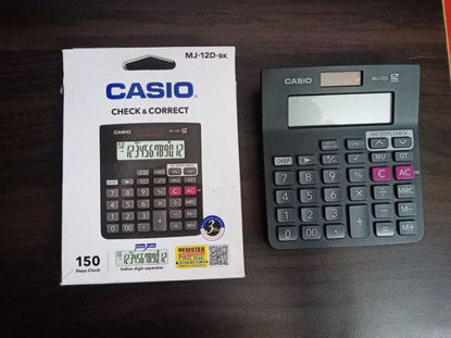 Picture of Calculator - CASIO MJ - 12D-BK